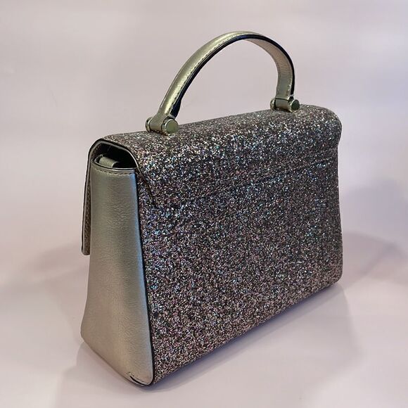 ✨HOST PICK ✨ Kate Spade Pink, Silver and Champagne Sparkly Top Handle Handbag… - Picture 7 of 16